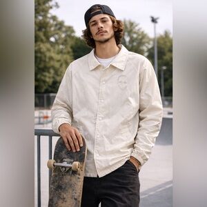 EARL SWEATSHIRT White Coaches Jacket